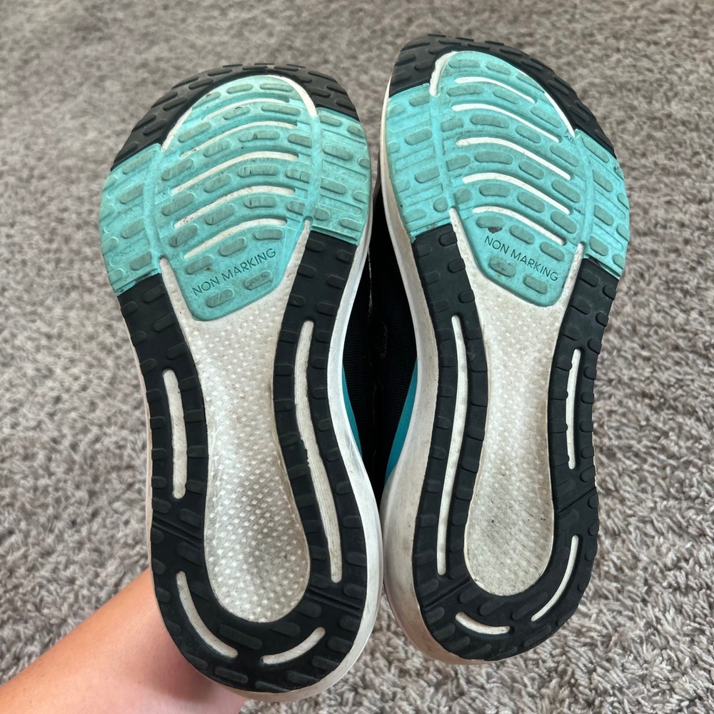 Adidas‎ Bounce Running Shoes Black Purple Teal Women's Size 5 Sneakers - Picture 7 of 7